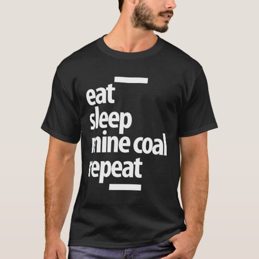 Funny Gift Mine Coal Job Titel Geschenk T-Shirt (Vorderseite)