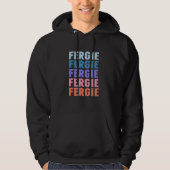 Funny Gift Name Fergie Personalisierter Vorname Hoodie (Vorderseite)