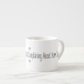 Funny Gift Quote My Favourite Winter Sport Mug Espressotasse (Vorderseite Rechts)