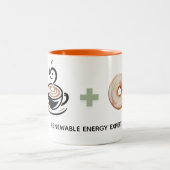 Funny gift Renewable Energy expert Zweifarbige Tasse (Mittel)