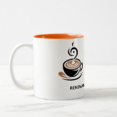 Funny gift Renewable Energy expert Zweifarbige Tasse (Links)