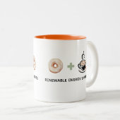 Funny gift Renewable Energy expert Zweifarbige Tasse (VorderseiteRechts)