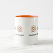 Funny gift Renewable Energy expert Zweifarbige Tasse (Mittel)