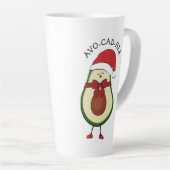Funny Gift Weihnachtsmannmütze Avocado Milchtasse (Rechte Ecke)