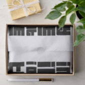 Funny Gift Wrap Tissue - "Sorry I'm Late Seidenpapier (Geschenk)
