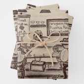 Funny Gift Wrapping Paper Geschenkpapier Set (Beispiel)