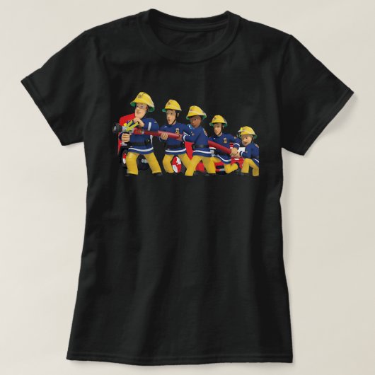 Funny Gifts Fireman Children Cartoons Sam Idol Gif T-Shirt (Design vorne)