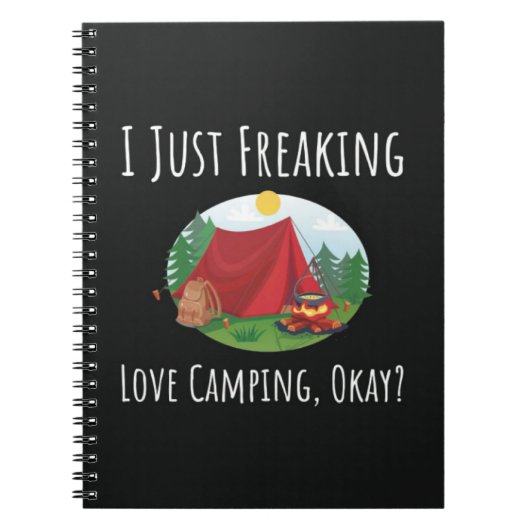 Funny Gifts For A Camping Lover Camper Adventure Notizblock (Vorderseite)