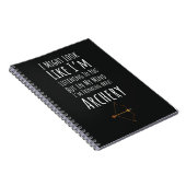 Funny Gifts For Archery Hunter Bow Arrow Sport Notizblock (Rechte Seite)