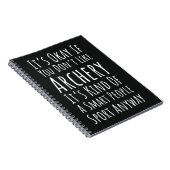 Funny Gifts For Archery Lovers Bow And Arrow Sport Notizblock (Rechte Seite)