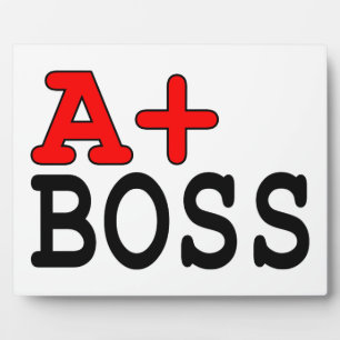 Funny Gifts for Bosses : A+ Boss Fotoplatte
