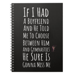 Funny Gifts For Teenage Gymnasts Girl Gymnastics Notizblock