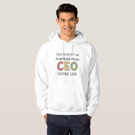 Funny Gifts für CEO | Phantastischer CEO Boss Gesc Hoodie (Vorne ganz)