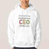 Funny Gifts für CEO | Phantastischer CEO Boss Gesc Hoodie (Vorderseite)