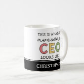 Funny Gifts für CEO | Phantastischer CEO Boss Gesc Kaffeetasse (VorderseiteRechts)