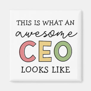 Funny Gifts für CEO   Phantastischer CEO Boss Gesc Magnet