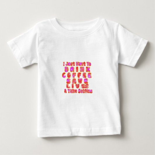Funny Gifts für Kaffeeliebhaber Baby T-shirt (Vorderseite)