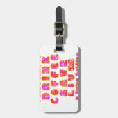 Funny Gifts für Kaffeeliebhaber Gepäckanhänger (Vorderseite vertikal)