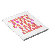 Funny Gifts für Kaffeeliebhaber Notizblock (angewinkelt)