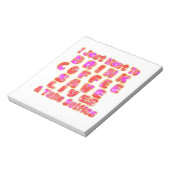 Funny Gifts für Kaffeeliebhaber Notizblock (Rotiert)