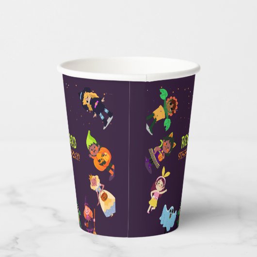 Funny Gigant Long Yellow Banana trägt Sommer Sung Pappbecher (Rechts)