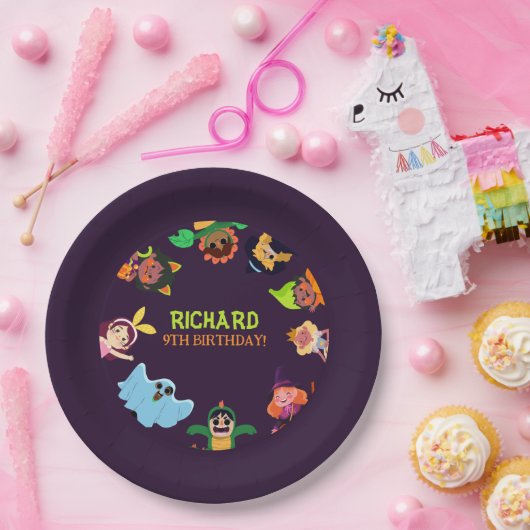 Funny Gigant Long Yellow Banana trägt Sommer Sung Pappteller (Party)