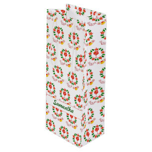 Funny Gin Gle Bells Weihnachtsfeiertag Flasche Geschenktüte Für Weinflaschen
