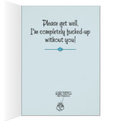 Funny "Gin in a Humidifier" Get-Well (Innen (Rechts))