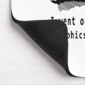 Funny ging einmal draußen, Grafikcomputer Gaming Mousepad (Ecke)