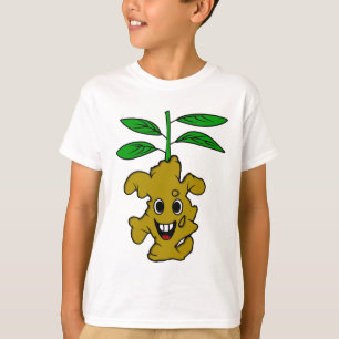 Funny Ginger Pflanze Illustration T-Shirt