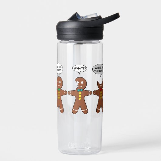Funny Gingerbread Alles ist Fine CamelBak Eddy Trinkflasche (Links)