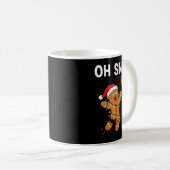 Funny Gingerbread Basketball Christmas Santa Cooki Kaffeetasse (VorderseiteRechts)
