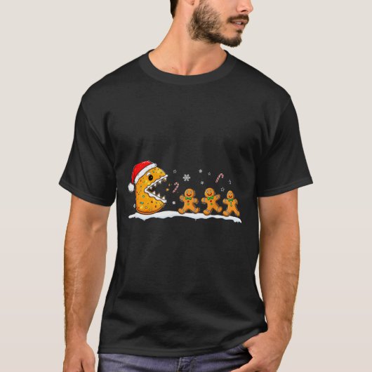 Funny Gingerbread Christmas Cookie Baking Boys Gir T-Shirt (Vorderseite)