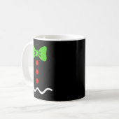Funny Gingerbread Christmas Cookie Xmas Costume Ki Kaffeetasse (Vorderseite Links)