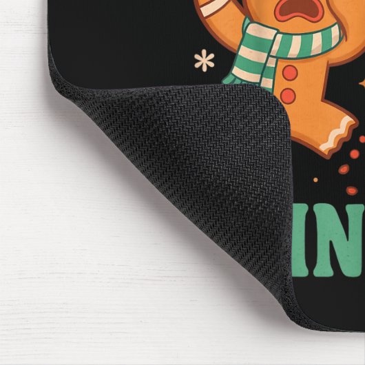 Funny Gingerbread Christmas Pun Have You Tried Ici Mousepad (Ecke)