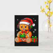 Funny Gingerbread Gaming Pjs Pajamas Christmas Xma Karte (Gelbe Blume)