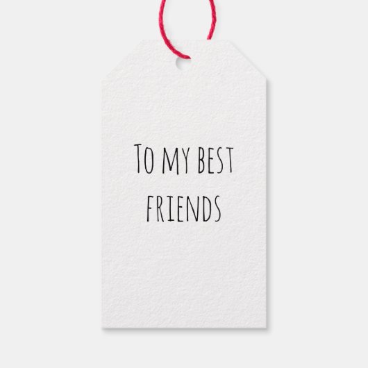 Funny gingerbread  geschenkanhänger (Rückseite)