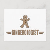 Funny Gingerbread House Postkarte (Vorderseite)