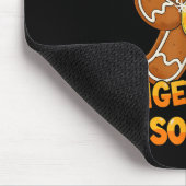 Funny Gingerbread Is So Rizzy Christmas 67 Gen Alp Mousepad (Ecke)