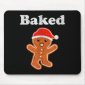 Funny Gingerbread Man Baked Cookie Baking Adult Ch Mousepad (Vorne)