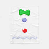 Funny Gingerbread Man Christmas Costume Fleecedecke (Vorderseite)