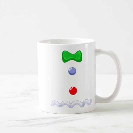 Funny Gingerbread Man Christmas Costume Kaffeetasse (Rechts)
