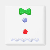 Funny Gingerbread Man Christmas Costume  Magnet (Vorne)