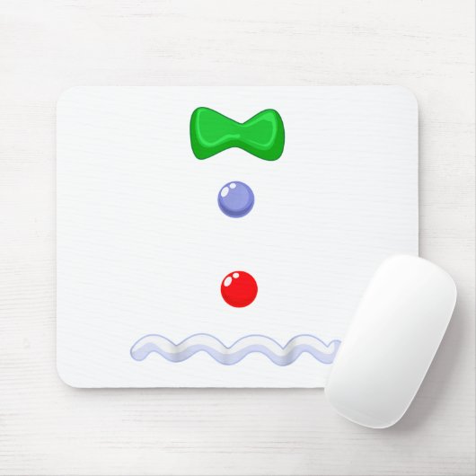Funny Gingerbread Man Christmas Costume Mousepad (Mit Mouse)
