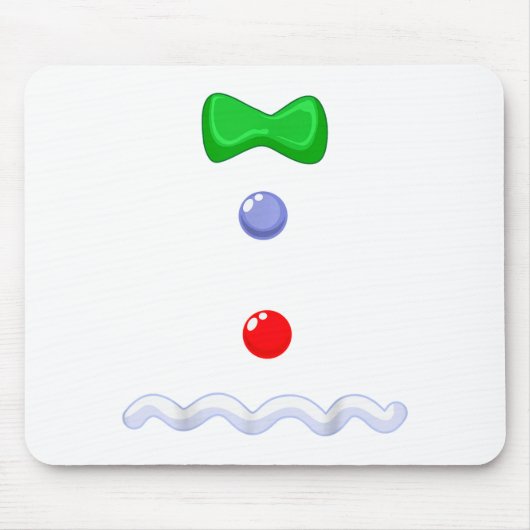 Funny Gingerbread Man Christmas Costume Mousepad (Vorne)