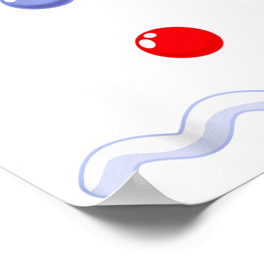 Funny Gingerbread Man Christmas Costume Poster (Ecke)