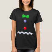 Funny Gingerbread Man Christmas Costume  T-Shirt (Vorderseite)