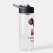 Funny Gingerbread Man Christmas Gym Workout Trinkflasche (Rechts)
