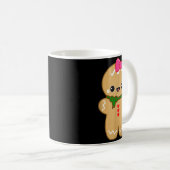 Funny Gingerbread Man Christmas Women & Girl T Kaffeetasse (VorderseiteRechts)