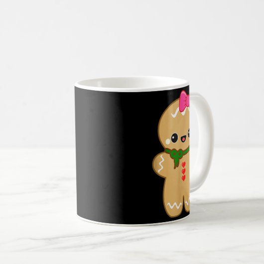 Funny Gingerbread Man Christmas Women & Girl T Kaffeetasse (VorderseiteRechts)